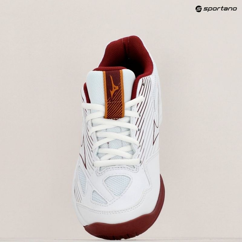 Γυναικεία παπούτσια βόλεϊ Mizuno Cyclone Speed 4 white/cabermet/mp gold 13