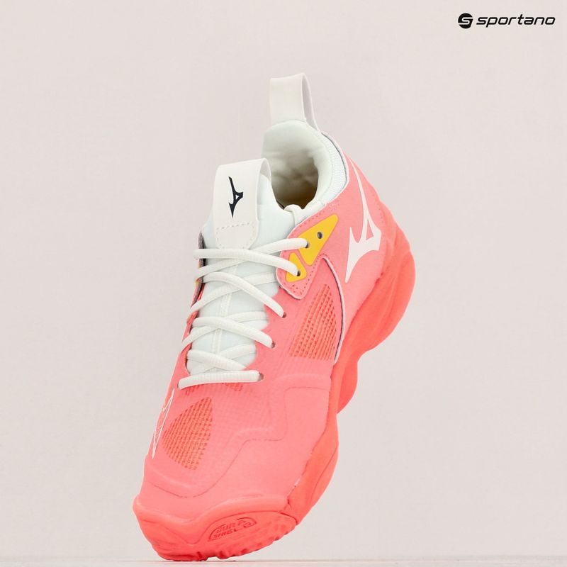 Γυναικεία παπούτσια βόλεϊ Mizuno Wave Momentum 3 candy coral/black/bolt 2 neon 15