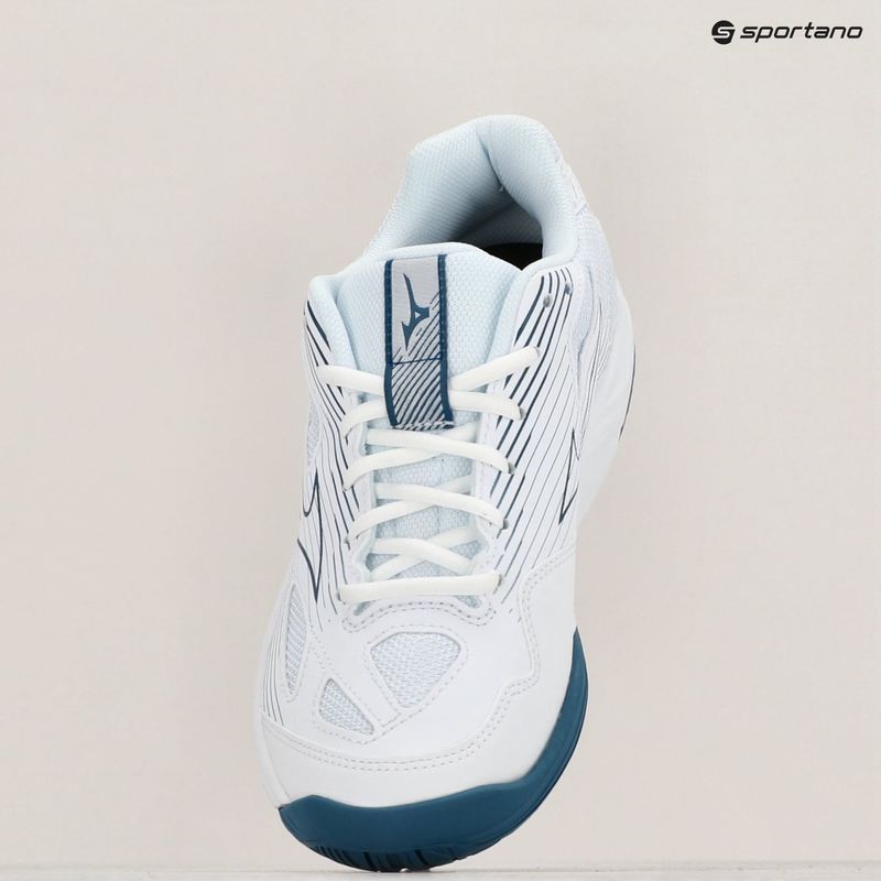 Ανδρικά παπούτσια βόλεϊ Mizuno Cyclone Speed 4 white/sailor blue/silver 15