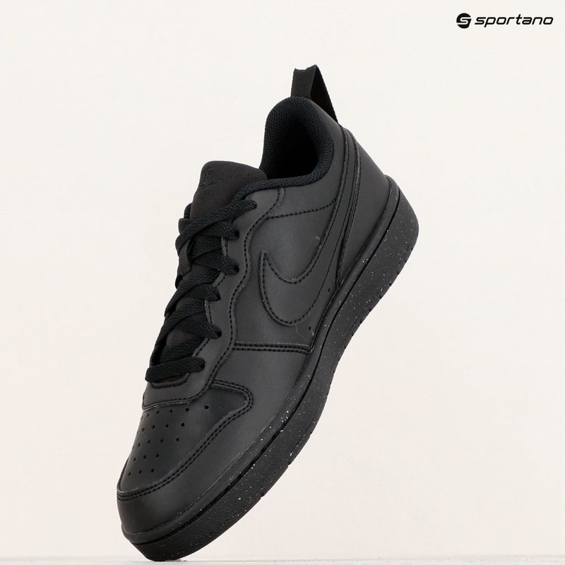 Γυναικεία παπούτσια Nike Court Borough Low Recraft black/black/black 9