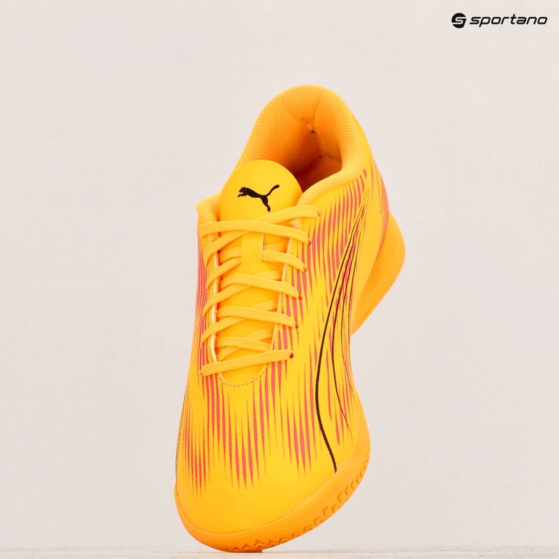 PUMA Ultra Play IT μπότες ποδοσφαίρου sunset glow/puma black/sun stream 16