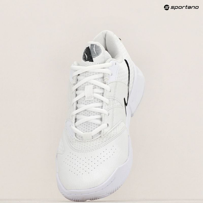 Ανδρικά παπούτσια τένις Nike Court Lite 4 λευκό/μαύρο/λευκό κορυφής 9