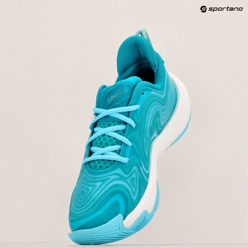 Under Armour Spawn 6 circuit teal/sky blue/white παπούτσια μπάσκετ 9