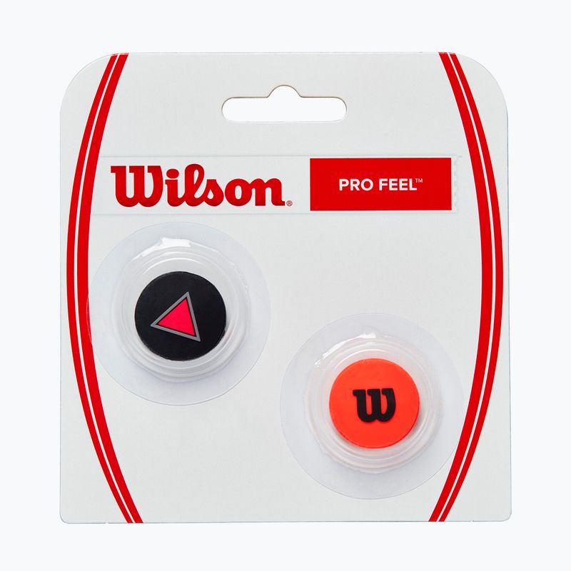 Wilson Pro Feel Clash αποσβεστήρες κραδασμών 2 τεμάχια κόκκινο/μαύρο WR8405701 3