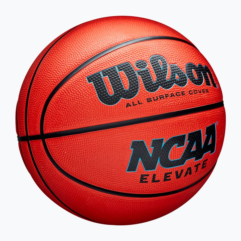 Wilson NCAA Elevate πορτοκαλί/μαύρο μπάσκετ μέγεθος 7 2