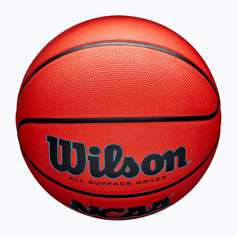 Wilson NCAA Elevate πορτοκαλί/μαύρο μπάσκετ μέγεθος 7 4