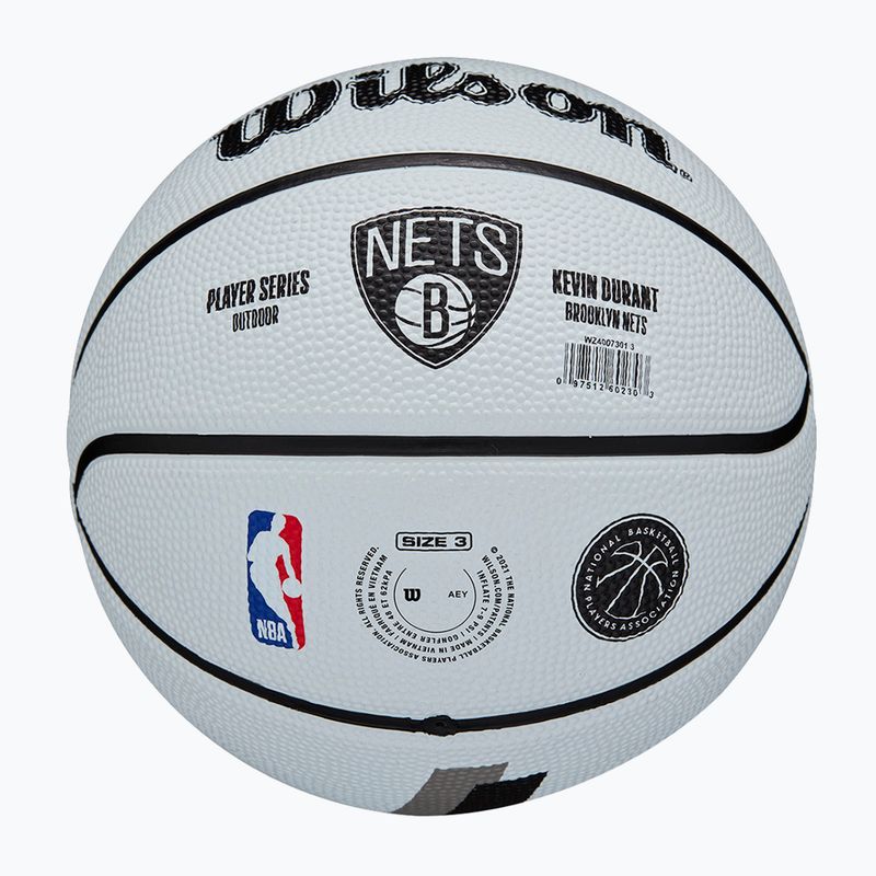 Wilson NBA Player Icon Mini Durant μπάσκετ WZ4007301XB3 μέγεθος 3 6