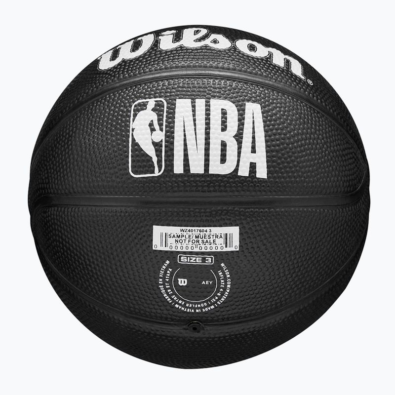 Wilson NBA Team Tribute Mini Brooklyn Nets μπάσκετ WZ4017604XB3 μέγεθος 3 7