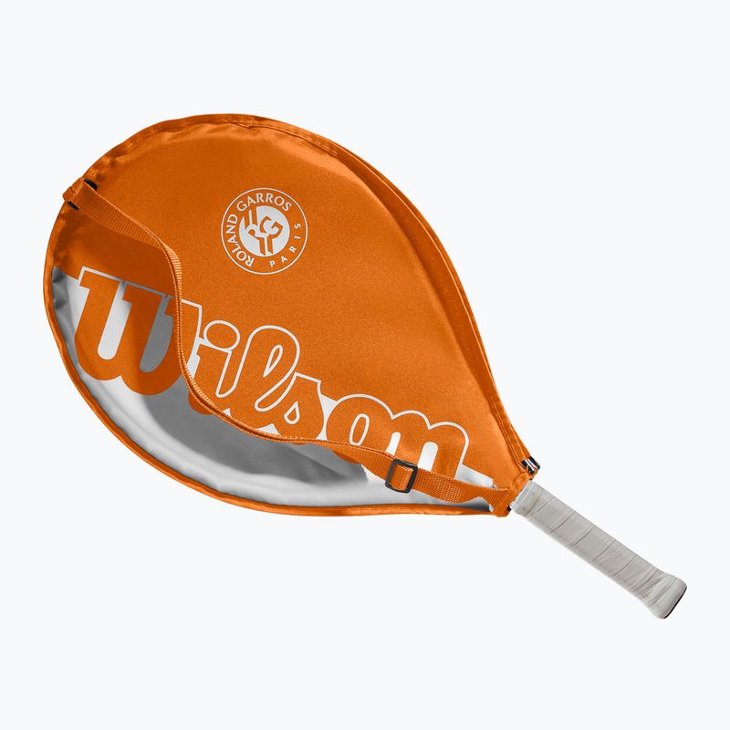 Wilson Roland Garros Elite 21 λευκή/μαύρη παιδική ρακέτα τένις 3