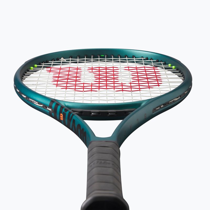 Wilson Blade 101L V9 πράσινη ρακέτα τένις 6