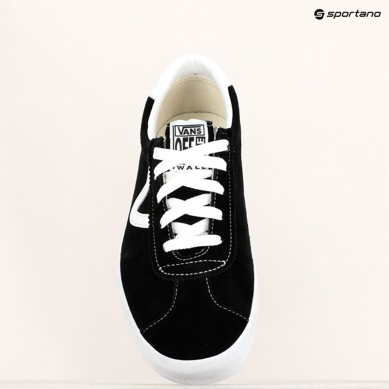 Vans Sport Low μαύρα/λευκά παπούτσια 9