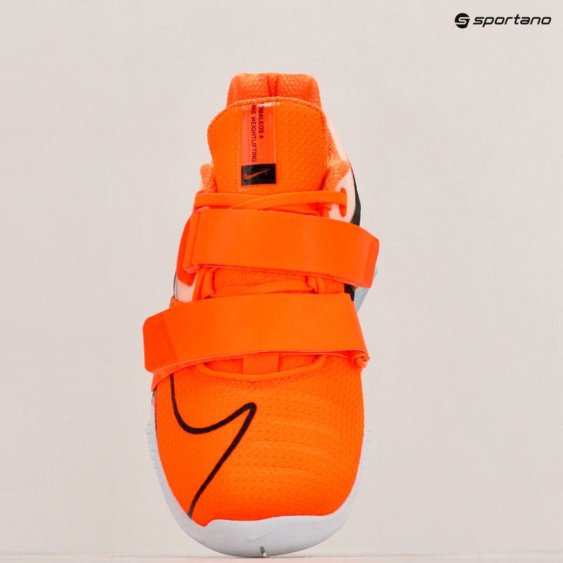 Παπούτσια άρσης βαρών Nike Romaleos 4 orange/black/white 9