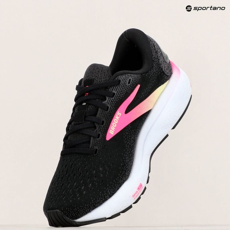 Γυναικεία παπούτσια για τρέξιμο Brooks Ghost 16 black/pink/yellow 9