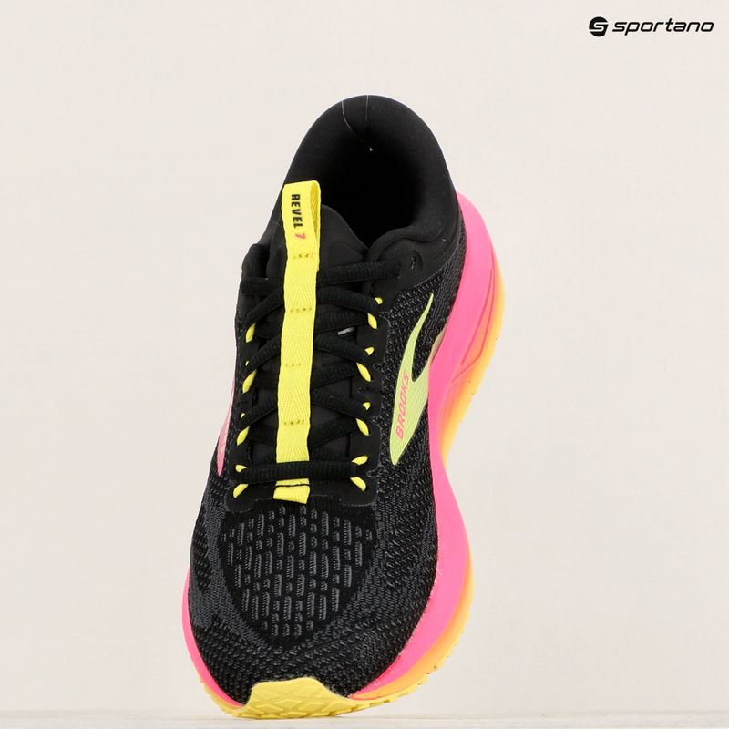 Γυναικεία παπούτσια για τρέξιμο Brooks Revel 7 black/pink/lemon tonic 18