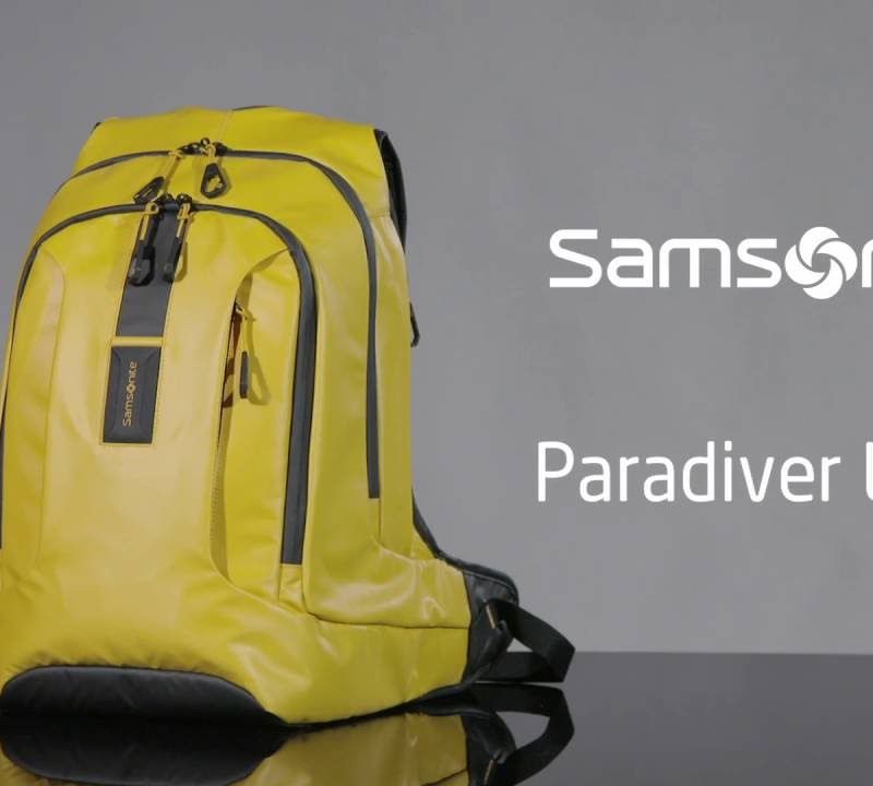 Samsonite Paradiver Light 51 l ταξιδιωτική τσάντα κίτρινη 7