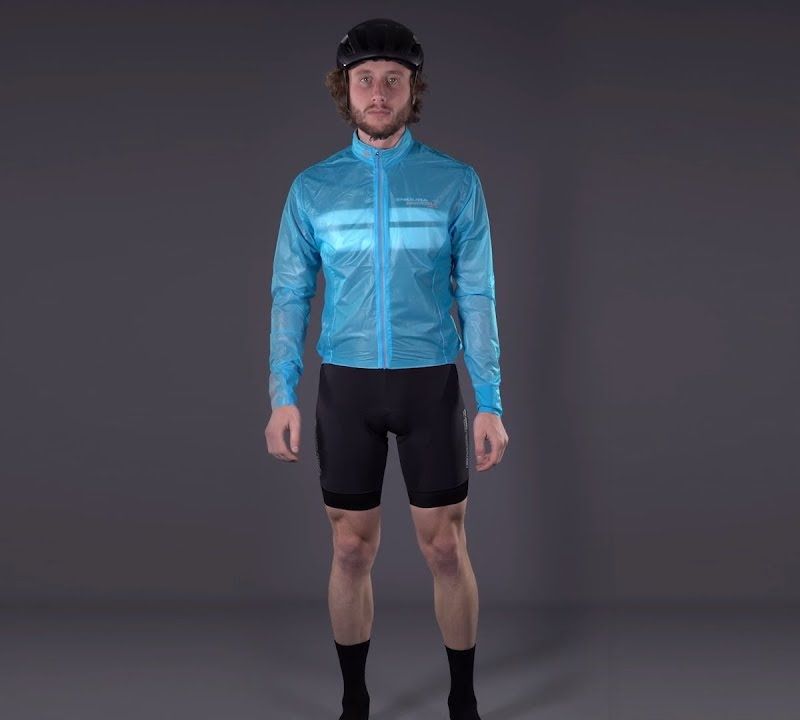 Endura FS260-Pro Adrenaline Race II hi-viz μπλε ανδρικό μπουφάν ποδηλασίας 10