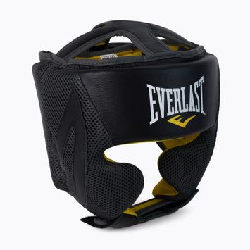 Everlast C3 Evercool Pro Premium Leather κράνος πυγμαχίας μαύρο EV3711
