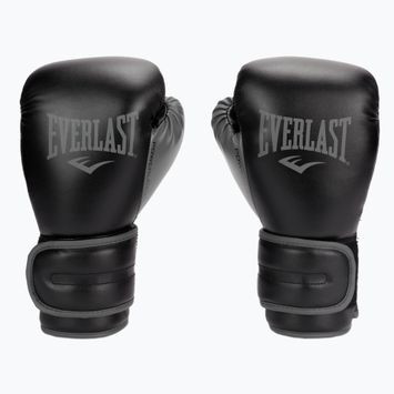 Everlast Powerlock PU ανδρικά γάντια πυγμαχίας μαύρα EV2200