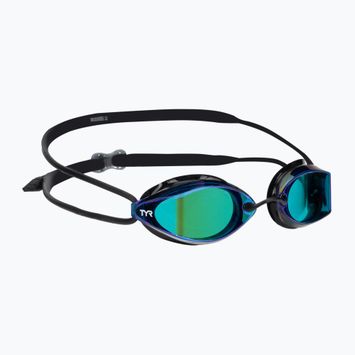 TYR Tracer-X Racing Mirrored μπλε/μαύρο γυαλιά κολύμβησης LGTRXM_422