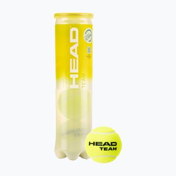 HEAD Team μπάλες τένις 4 τμχ κίτρινο 575704