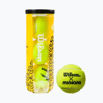 Wilson Minions Tennis παιδικές μπάλες τένις 3 τμχ κίτρινο WR8202401