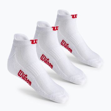 Γυναικείες κάλτσες τένις Wilson No Show 3 ζευγάρια λευκές WRA803301