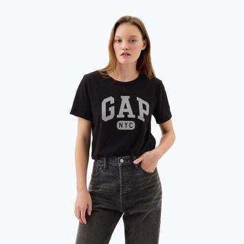 Γυναικεία μπλούζα GAP Logo Slub Tee black