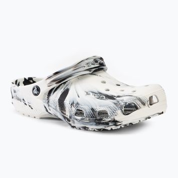 Crocs Classic Marbled Clog λευκά/πολλαπλά σανδάλια