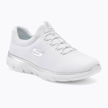 Γυναικεία παπούτσια προπόνησης SKECHERS Summits λευκό/ασημί