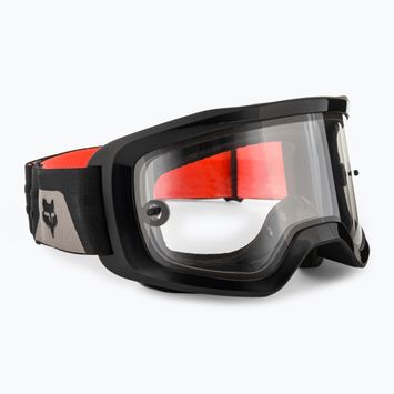 Fox Racing Main X μαύρα/διαφανή γυαλιά ποδηλασίας