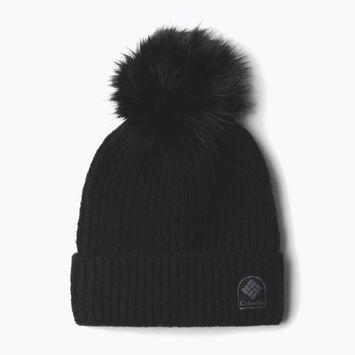 Χειμερινός σκούφος Columbia Winter Blur Pom Pom black