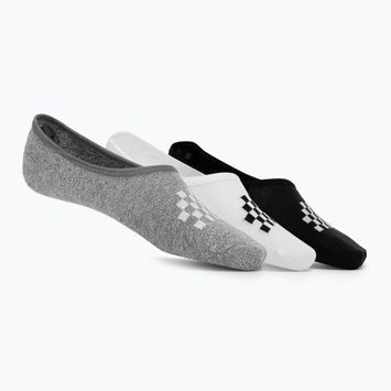 Vans Classic Canoodle γυναικείες κάλτσες 3 ζευγάρια λευκές/γκρι/μαύρες