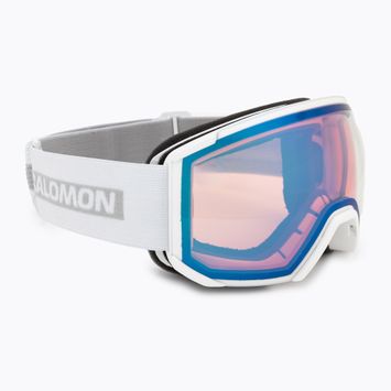 Γυαλιά σκι Salomon Radium Photo λευκό/μπλε