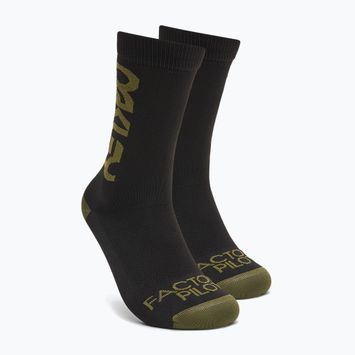 Oakley Factory Pilot MTB ποδηλατικές κάλτσες μαύρο/νέο σκούρο πινέλο
