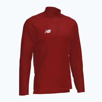 Ανδρική μπλούζα ποδοσφαίρου New Balance Training 1/4 Zip Πλεκτή μπλούζα ποδοσφαίρου μπορντό EMT9035RDP