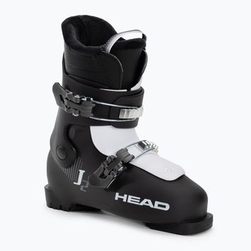 HEAD J2 μαύρες/λευκές παιδικές μπότες σκι