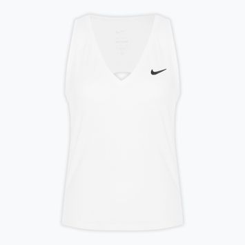 Γυναικεία μπλούζα για τένις Nike Court Dri-Fit Victory Tank λευκό/μαύρο