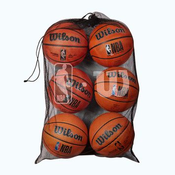 Wilson NBA 6 Ball Mesh Carry bag μαύρο