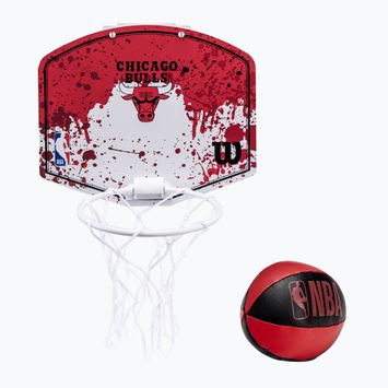 Wilson NBA Chicago Bulls Μίνι στεφάνι μπάσκετ με ταμπλό μπάσκετ κόκκινο WTBA1302CHI