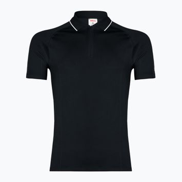 Ανδρικό Wilson Team Seamless Polo 2.0 πουκάμισο μαύρο