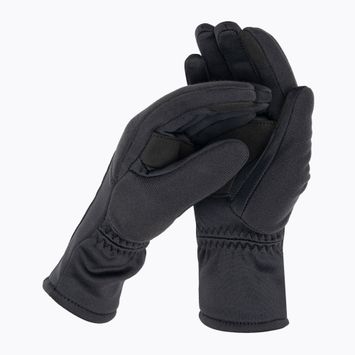 Under Armour Storm Fleece γυναικεία γάντια πεζοπορίας μαύρο/μαύρο/τζέιτ γκρι