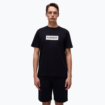 Ανδρικό Napapijri S-Box Logo T-shirt μαύρο 041