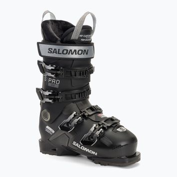 Γυναικείες μπότες σκι Salomon S Pro HV 90 W μαύρο/ασημί met./beluga