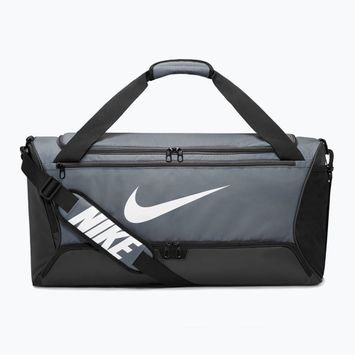 Nike Brasilia τσάντα προπόνησης 9.5 60 l γκρι/λευκό