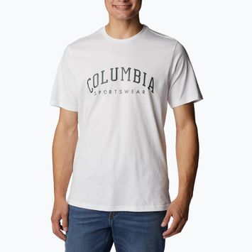 Columbia Rockaway River Graphic ανδρικό πουκάμισο trekking λευκό 2022181