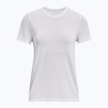 Under Armour Seamless Stride γυναικείο μπλουζάκι για τρέξιμο λευκό 1375698
