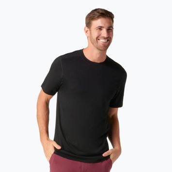 Ανδρικό θερμικό T-shirt Smartwool Merino μαύρο