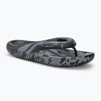 Crocs Mellow Marbled Recovery σαγιονάρες μαύρες/ανθρακί