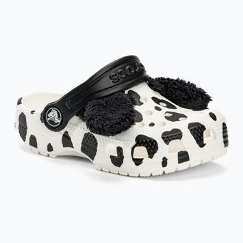 Crocs Classic I AM Dalmatian λευκά / μαύρα παιδικά σανδάλια