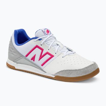 New Balance Audazo V6 Command IN παιδικά ποδοσφαιρικά παπούτσια λευκό